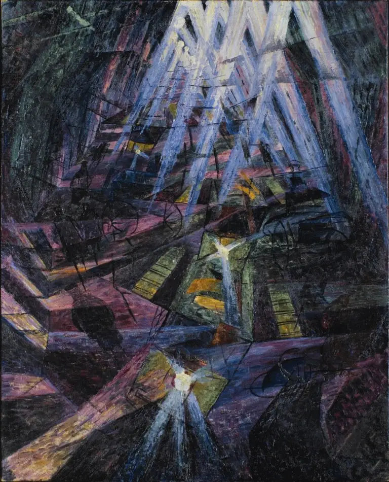 Les Forces d’une rue - Umberto Boccioni - Alpha Reproduction