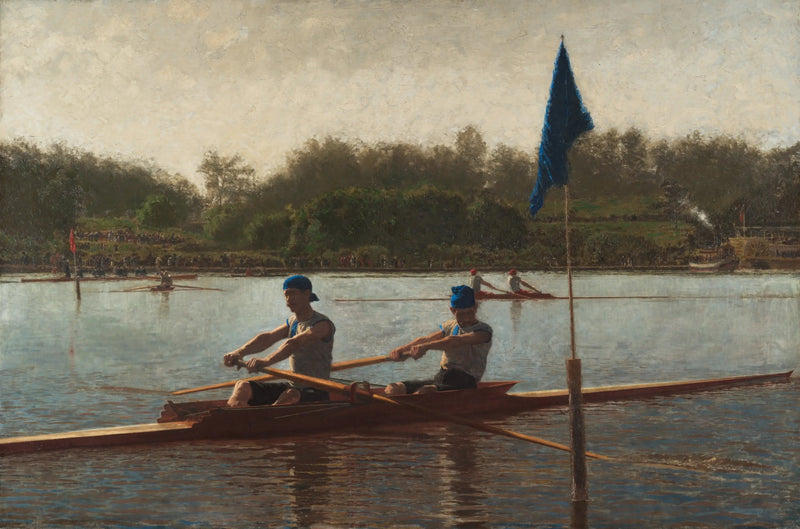 Biglin kardeşler oyunu döndürüyor - Thomas Eakins
