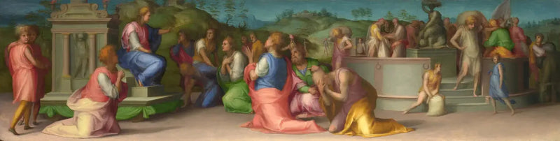 Joseph'un kardeşleri yardım istiyor - Pontormo