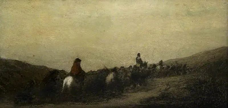 Les Fugitifs - Honoré Daumier