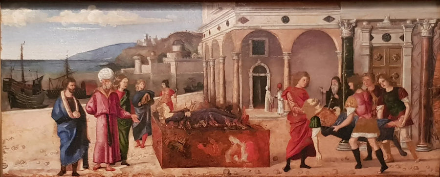 Marcus Plautius ve Orestilla'nın Cenazeleri - Cima da Conegliano
