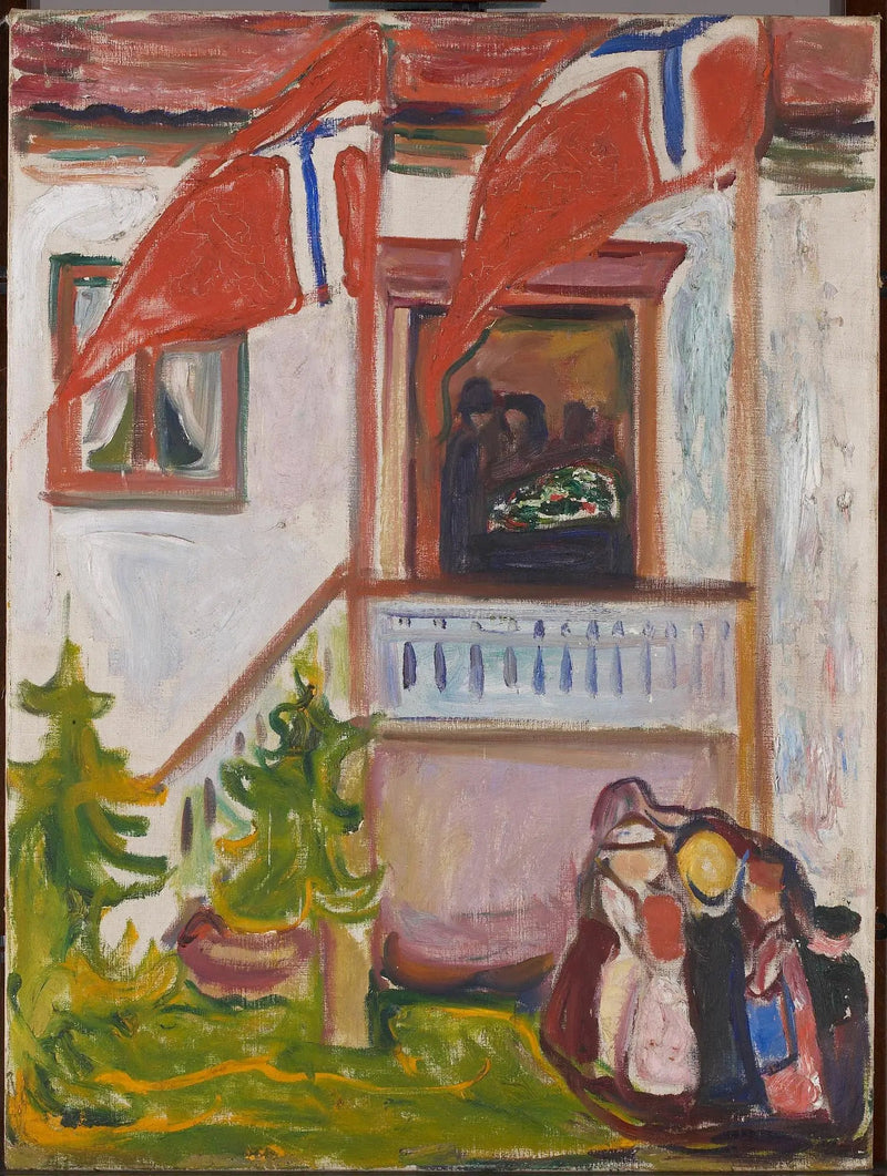Cenaze Törenleri - Edvard Munch