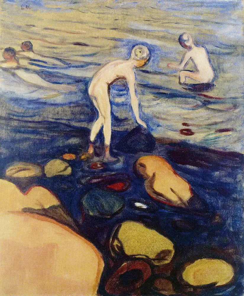 Çocuklar Yüzüyor - Edvard Munch