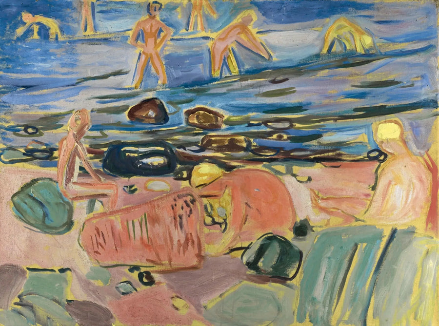 Çocuklar Yüzüyor - Edvard Munch