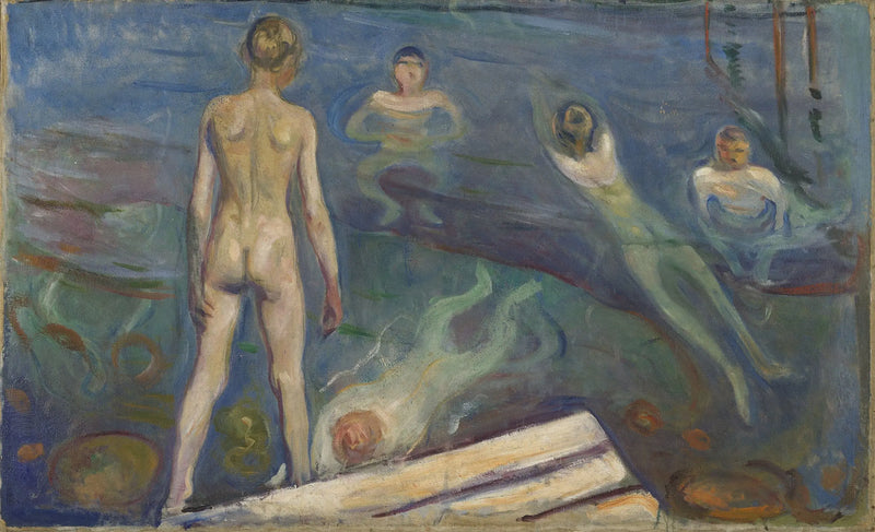 Çocuklar Yüzüyor - Edvard Munch