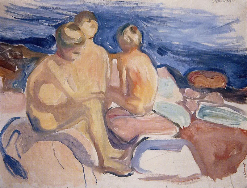 Çocuklar Yüzüyor - Edvard Munch