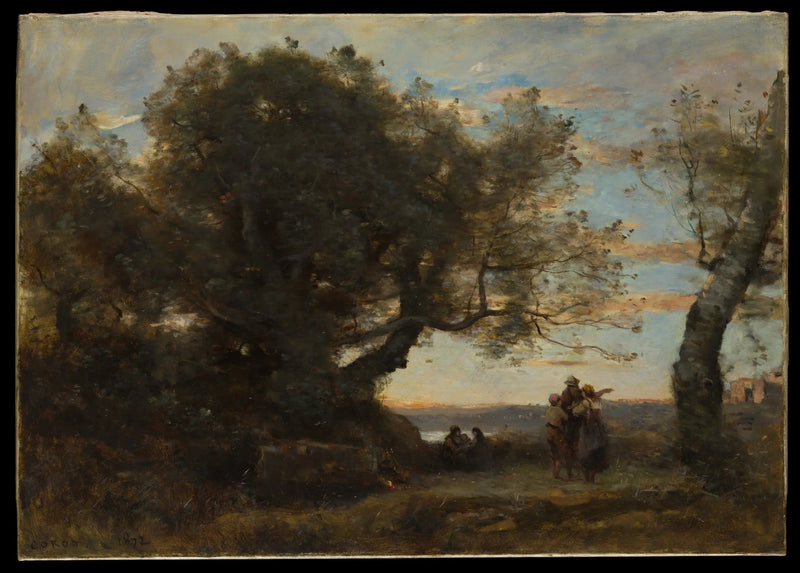 Gitanlar - Jean-Baptiste Camille Corot