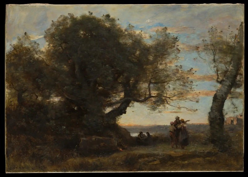 Gitanlar - Jean-Baptiste Camille Corot