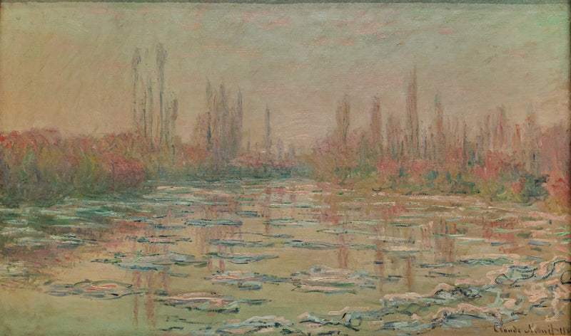 W567 Buz Küpleri - Claude Monet