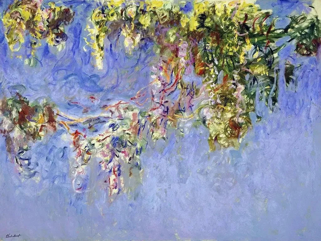 Les glycines - Claude Monet image 1 reproduction artisanale de tableau