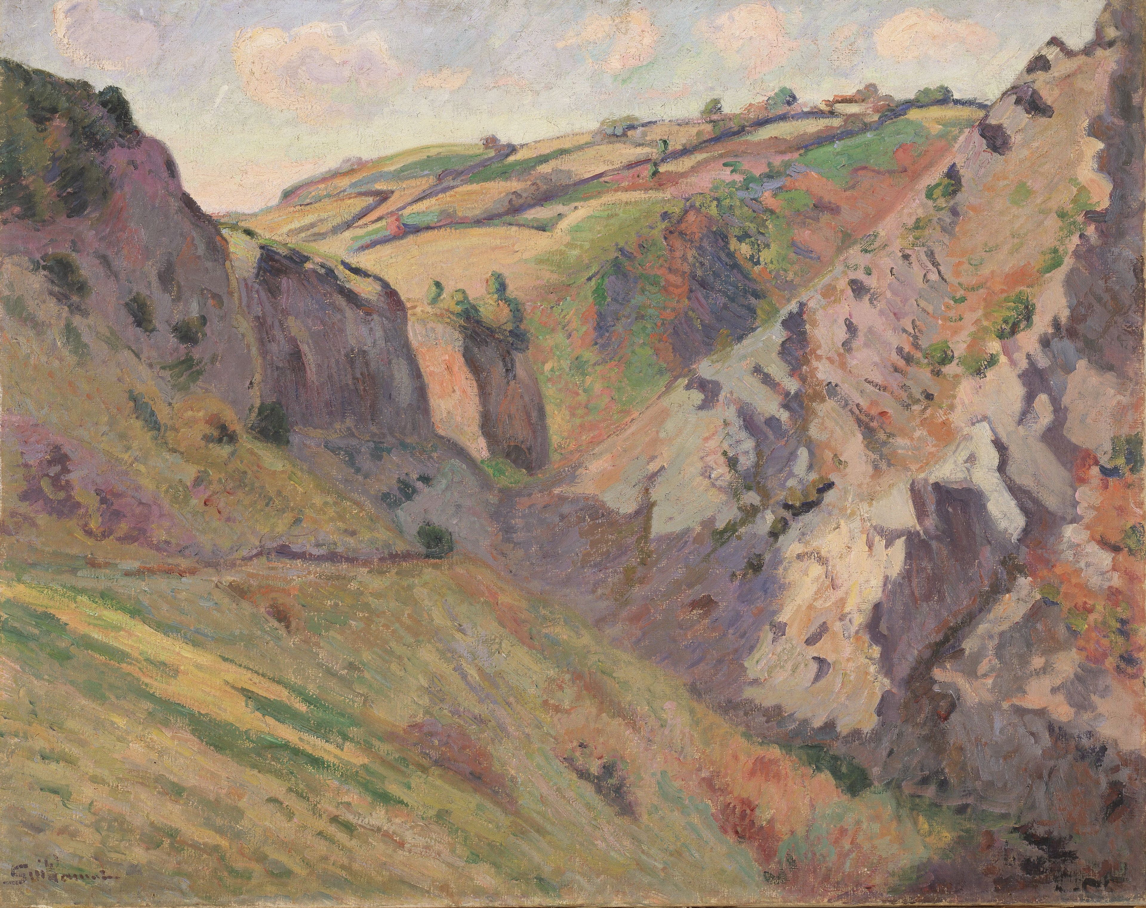 Les Grottes de Prunal près de Pontgibaud (Auvergne) - Armand Guillaumin