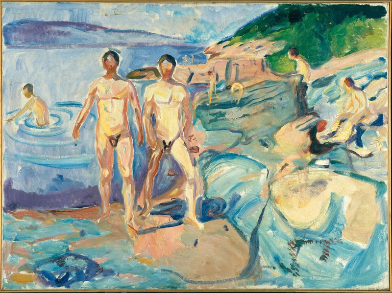 Adamlar Yüzüyor - Edvard Munch