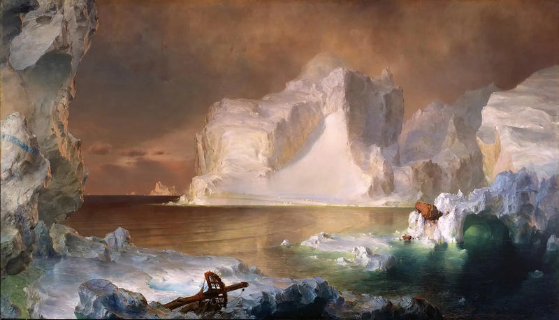 Buzdağları - Frederic Edwin Church