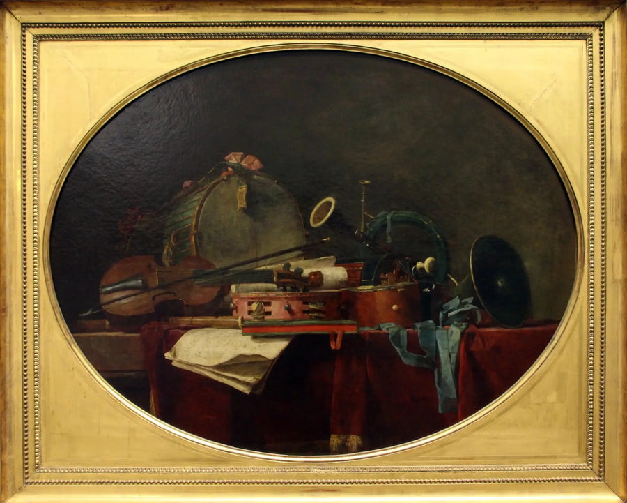 Sivil müzik enstrümanları - Jean Simeón Chardin