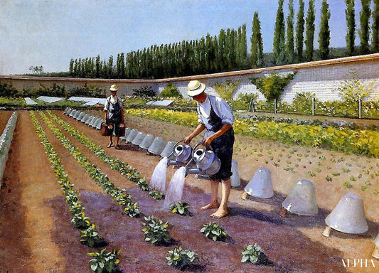 Les jardiniers - Caillebotte - Reproductions de tableaux et peintures haut de gamme