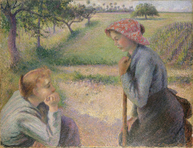 Genç Köylüler - Camille Pissarro