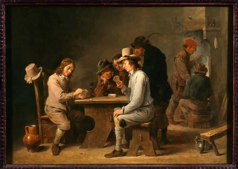 Kartlardaki Oyuncular - David Teniers le Jeune