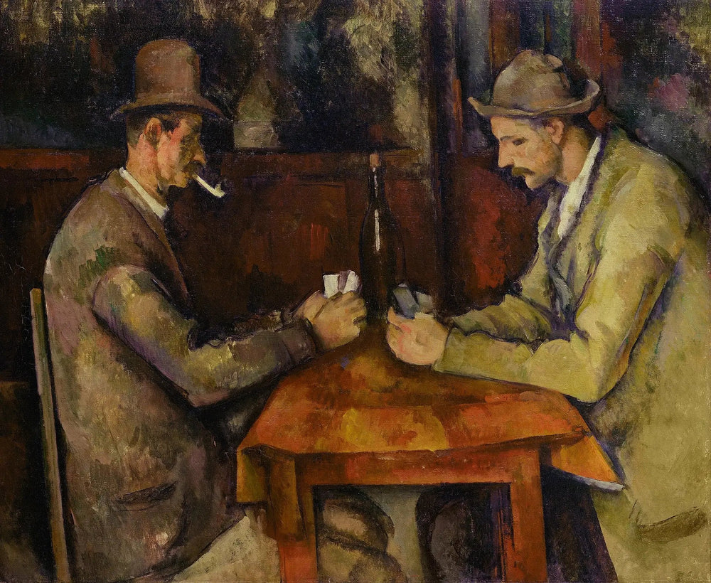 Les Joueurs de cartes - Paul Cézanne image 1 reproduction réalisée par Alpha Reproduction