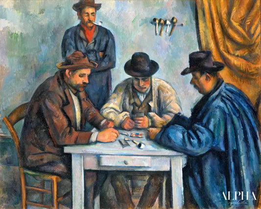 Les joueurs de cartes de Paul Cézanne - Reproductions de tableaux et peintures haut de gamme