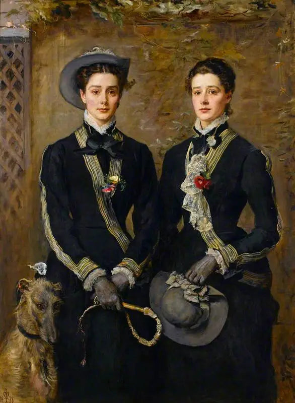Kate ve Grace Hoare Çift Gözlükleri - John Everett Millais
