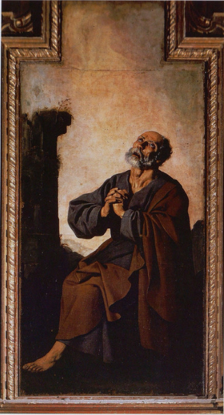 Aziz Petrus'un Gözyaşları - Francisco de Zurbarán