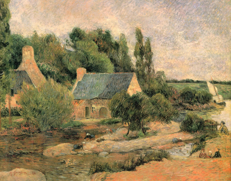 Pont-Aven'deki Çamaşırcılar - Paul Gauguin