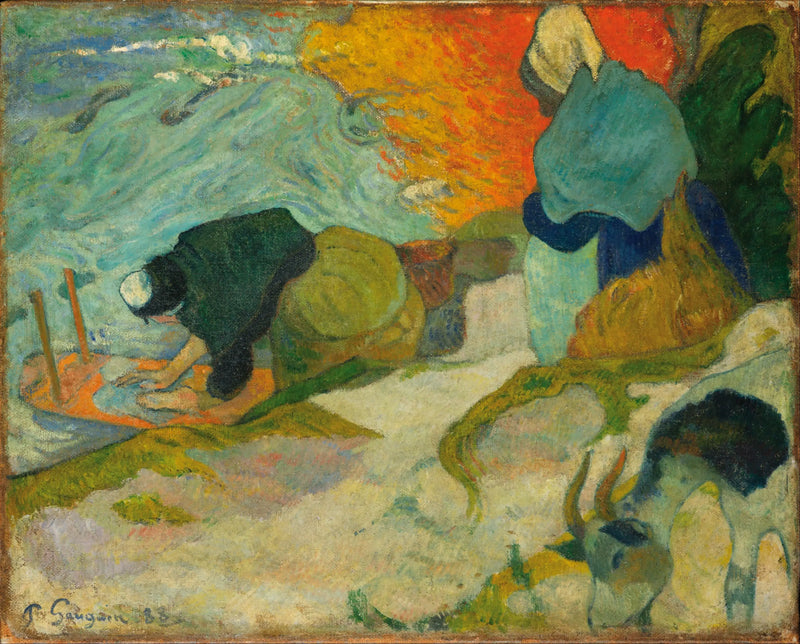 Arles'teki Yıkayıcılar - Paul Gauguin