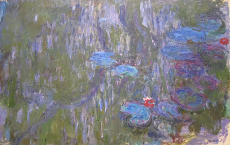 Nilüferler, sarkık söğütlerin yansımaları - Claude Monet