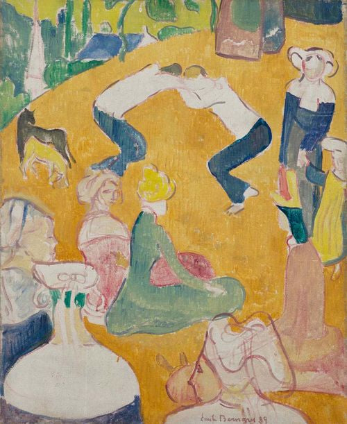 Bretton Güreşçiler - Émile Bernard
