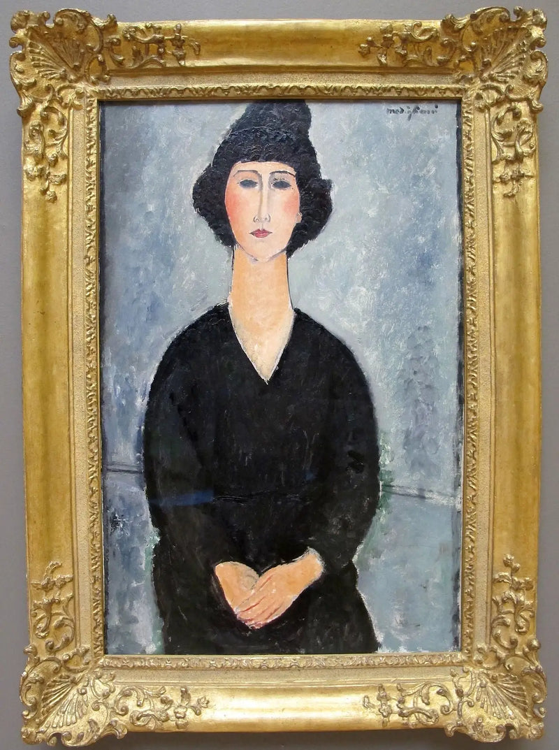 Kollar Kavuşturulmuş - Amedeo Modigliani
