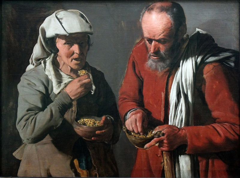Bezelye Yiyenler - Georges de La Tour