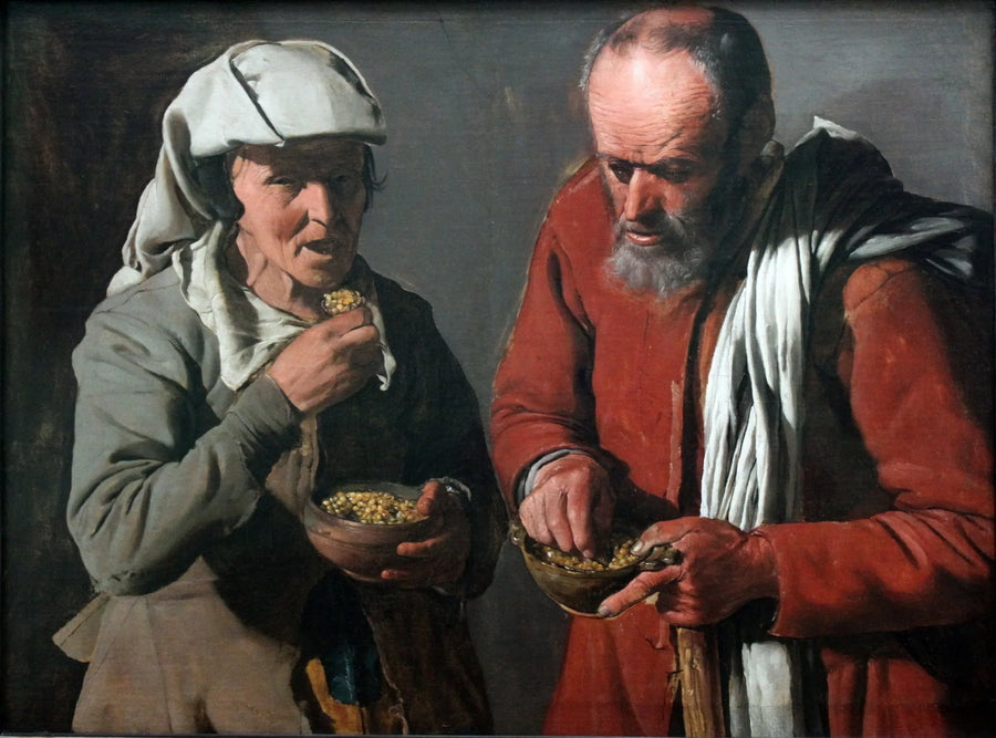 Bezelye Yiyenler - Georges de La Tour