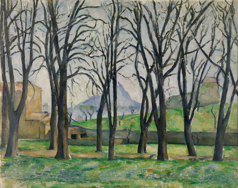 Kışın Jas de Bouffan'daki Kestane Ağaçları - Paul Cézanne