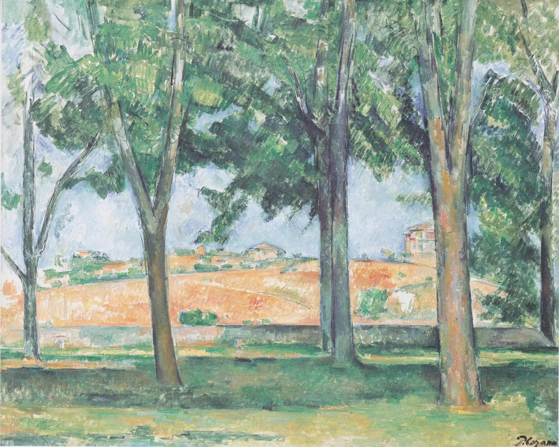 Jas de Bouffan'ın Kestane Ağaçları - Paul Cézanne