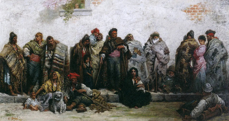 Burgos'taki Dilenciler - Gustave Doré