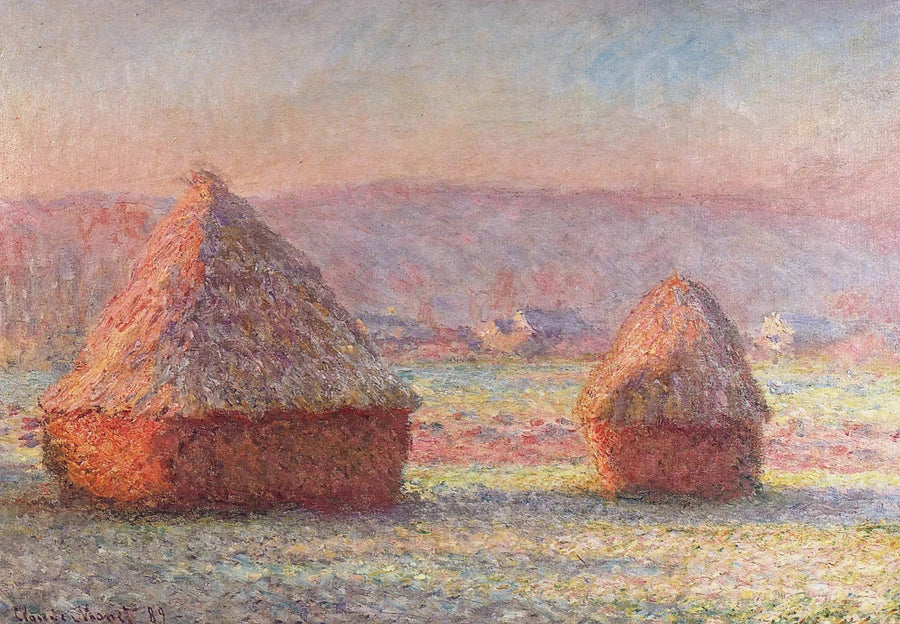 Les Meules, beyaz jöle etkisi - Claude Monet