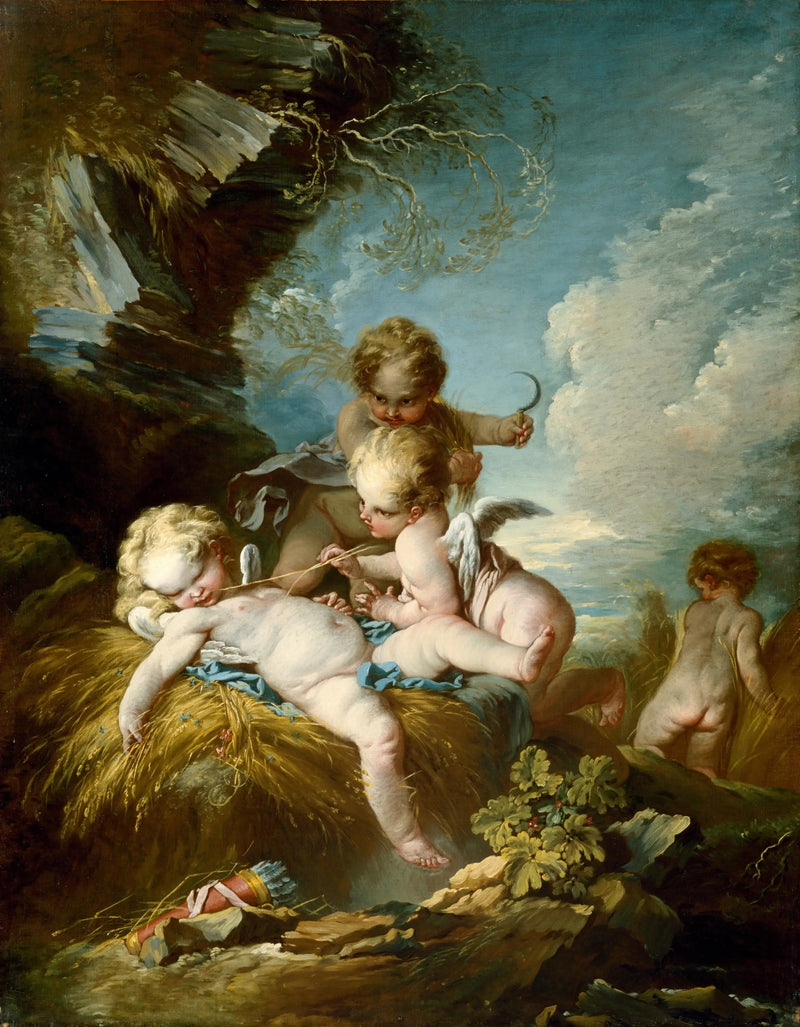 Cherubin Hasatçıları - François Boucher
