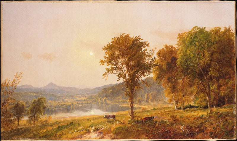 Warwick'ten Brimstone ve Sugar Loaf Dağları - Jasper Francis Cropsey