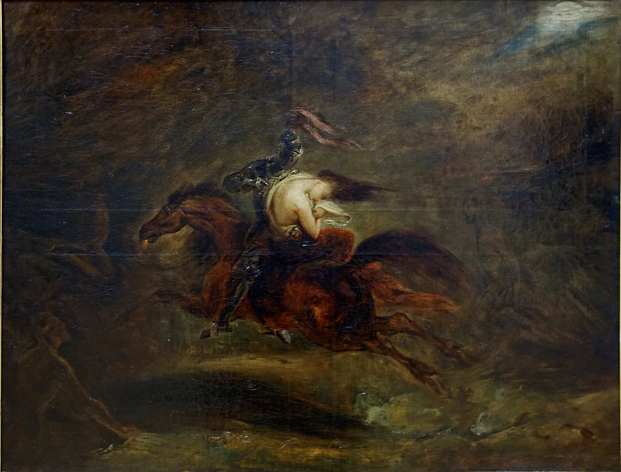 Ölüler Çabuk Gider (Bürger'in bir baladına göre) - Ary Scheffer