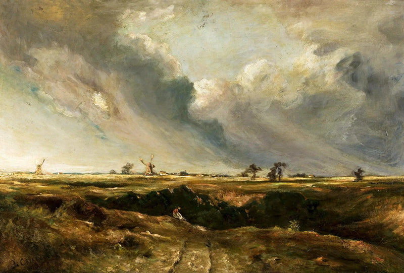 Manzara içindeki değirmenler. - John Constable