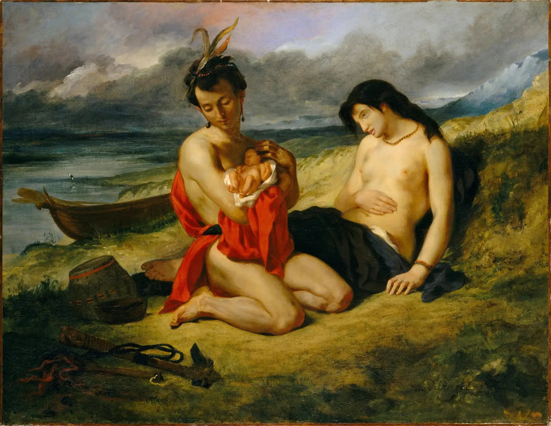 Natchez'ler - Eugène Delacroix