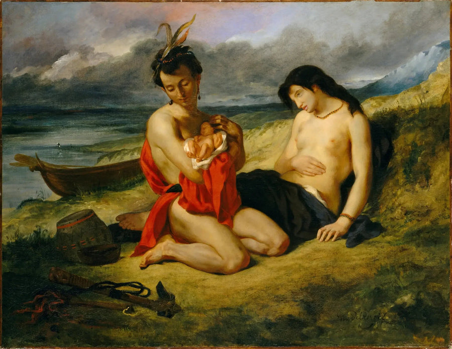 Natchez'ler - Eugène Delacroix