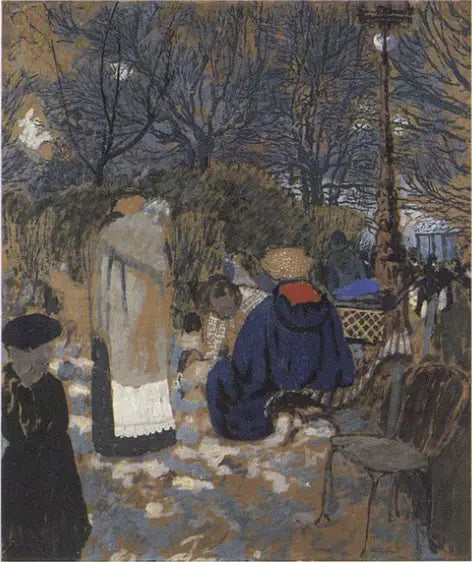 Batignolles Meydanı'ndaki Emzikler - Édouard Vuillard