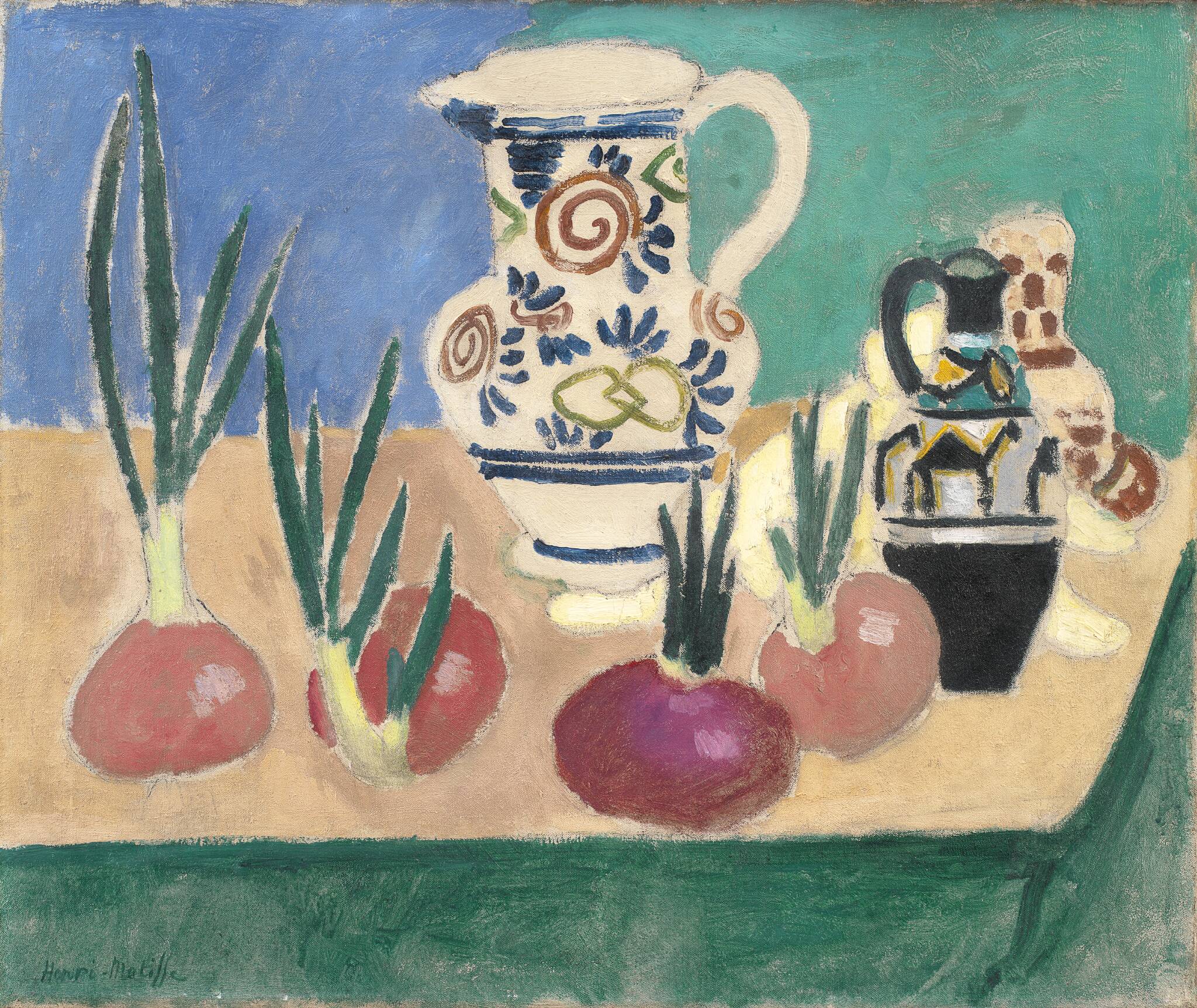 Reproduction du tableau « Les Oignons roses - Henri Matisse » par Alpha Reproduction en peinture à l’huile