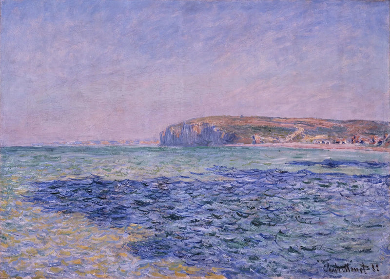 Deniz üzerindeki gölgeler, Pourville kayalıkları - Claude Monet