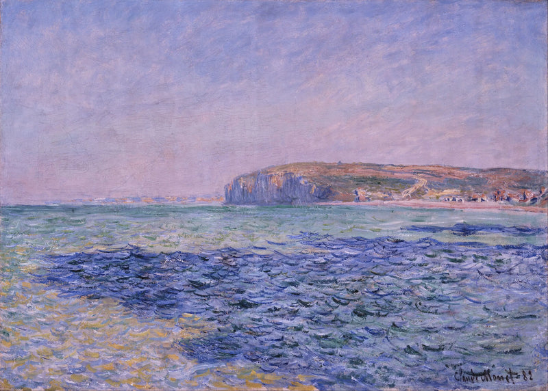 Deniz üzerindeki gölgeler, Pourville kayalıkları - Claude Monet