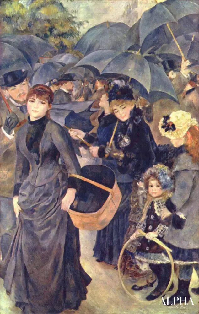 Les Parapluies - Pierre-Auguste Renoir - Reproductions de tableaux et peintures haut de gamme