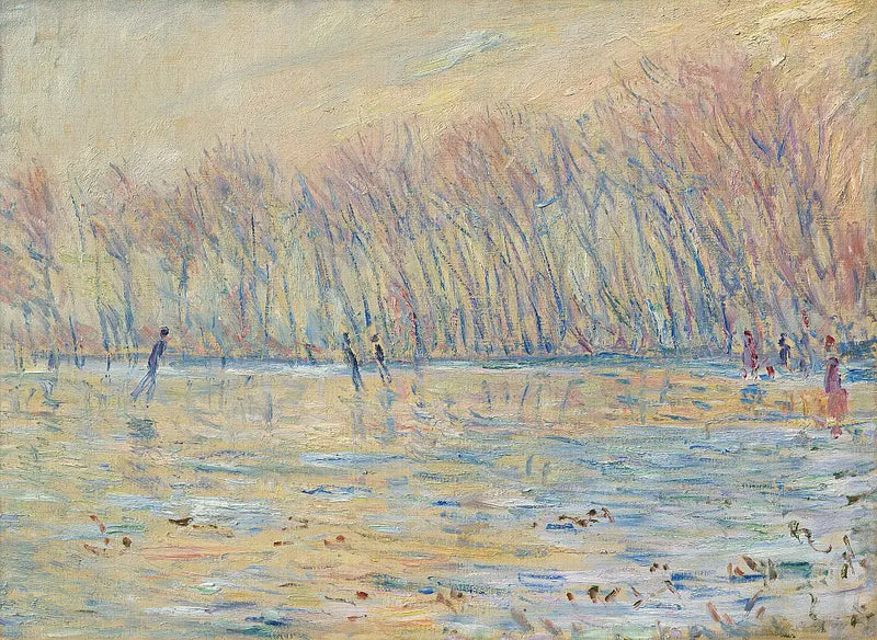 Giverny'deki Buz Patencileri - Claude Monet