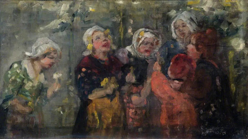 Gülümseyen Köylüler - Pierre-Auguste Renoir