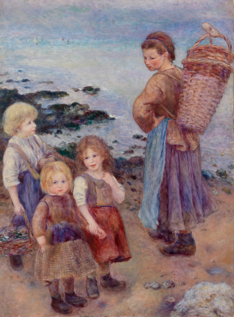 Berneval'deki Midye Avcıları - Pierre-Auguste Renoir